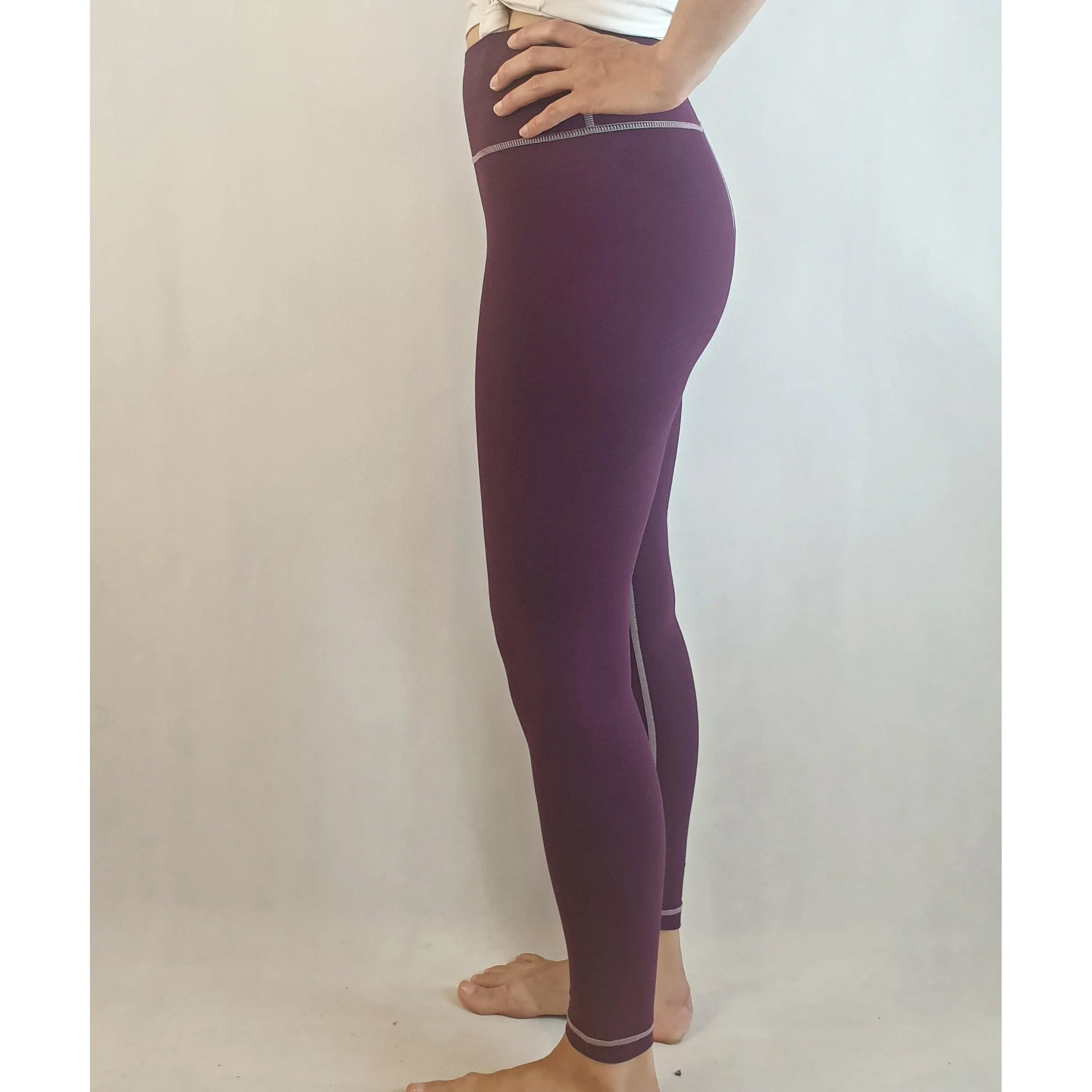 Gorman purple yoga pants / running pants size 6 (fits 6-8)