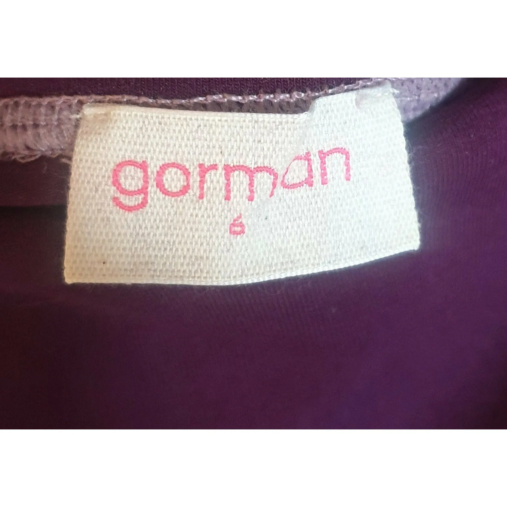 Gorman purple yoga pants / running pants size 6 (fits 6-8)
