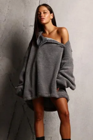 Half-zip design hoodie