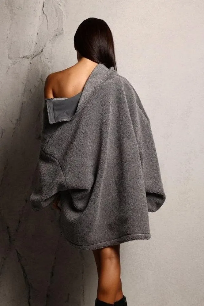 Half-zip design hoodie