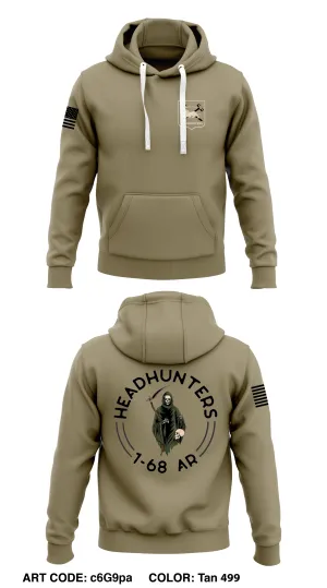 Headhunter 1-68 HHC  Core Men's Hooded Performance Sweatshirt - c6G9pa