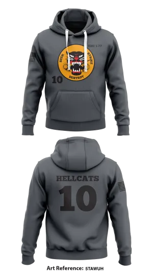 Hellcats  Store 1  Core Men's Hooded Performance Sweatshirt - 5tAwuh