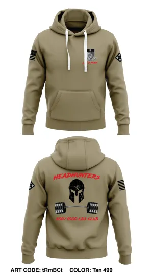 HHC, 64BSB, 3ABCT Store 1  Core Men's Hooded Performance Sweatshirt - tRmBCt