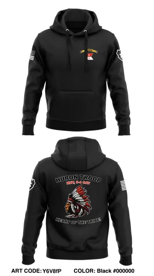 HHT 3-4 CAV  Core Men's Hooded Performance Sweatshirt - Y6V8fP