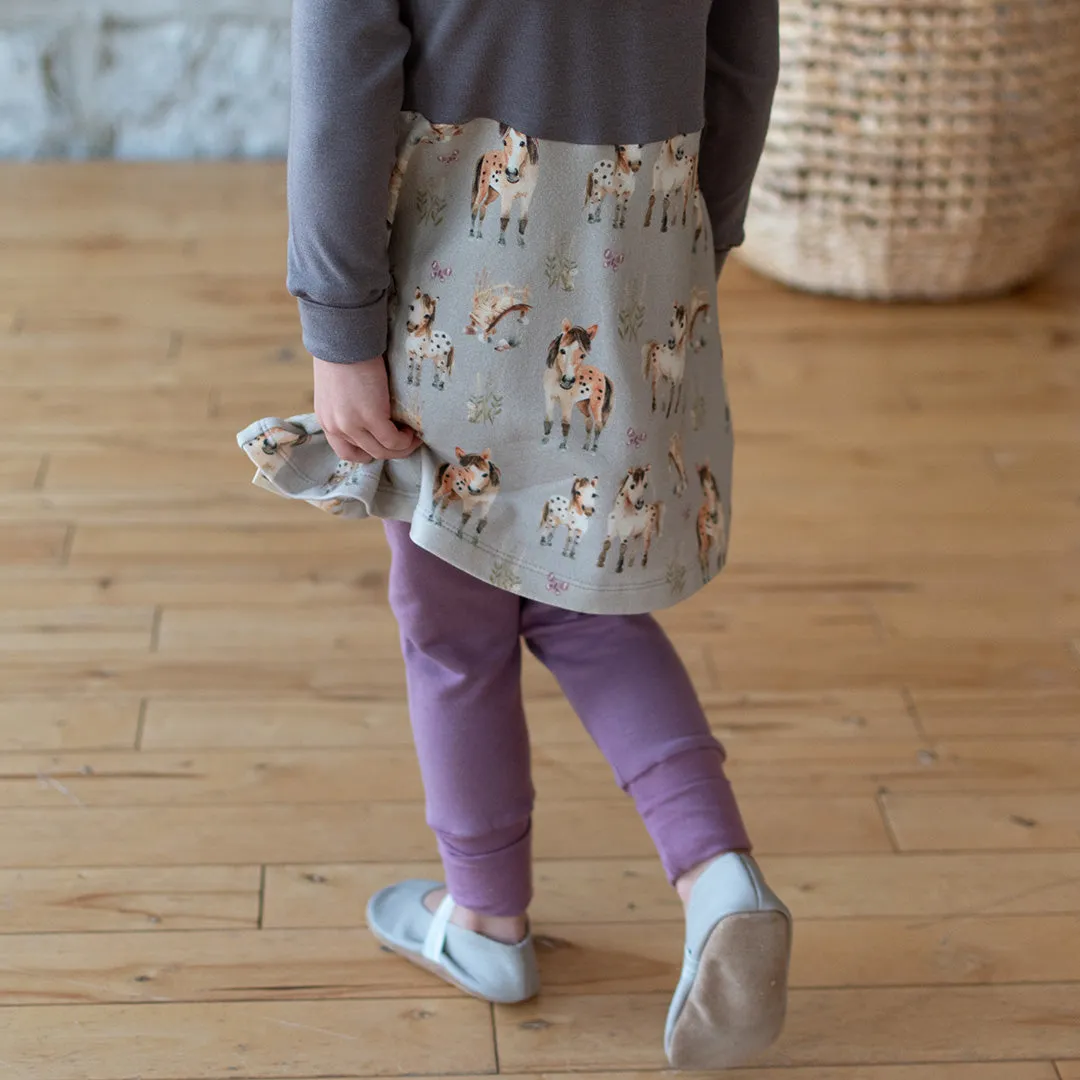 Horses Grow-With-Me Dress