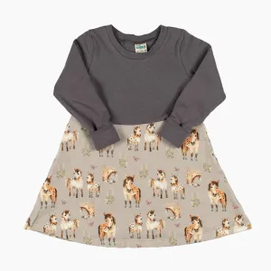Horses Grow-With-Me Dress