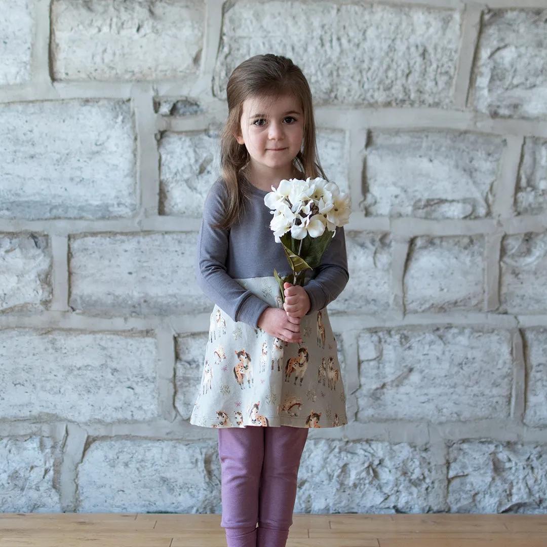 Horses Grow-With-Me Dress