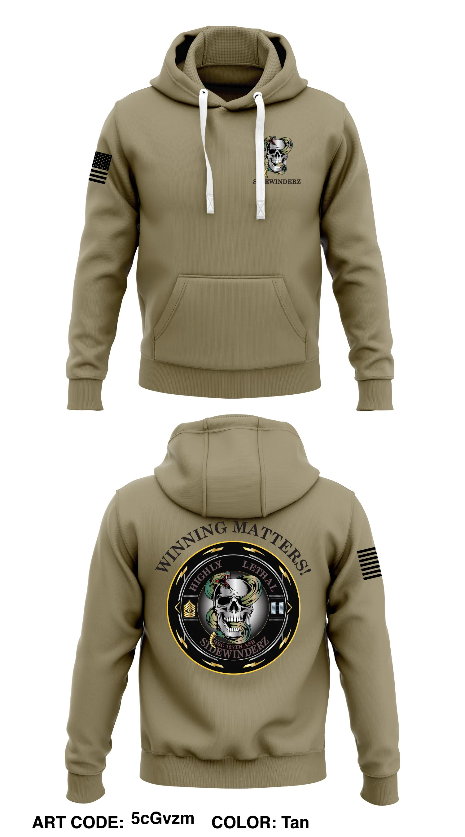 HSC, 127 ASB Store 1  Core Men's Hooded Performance Sweatshirt - 5cGvzm