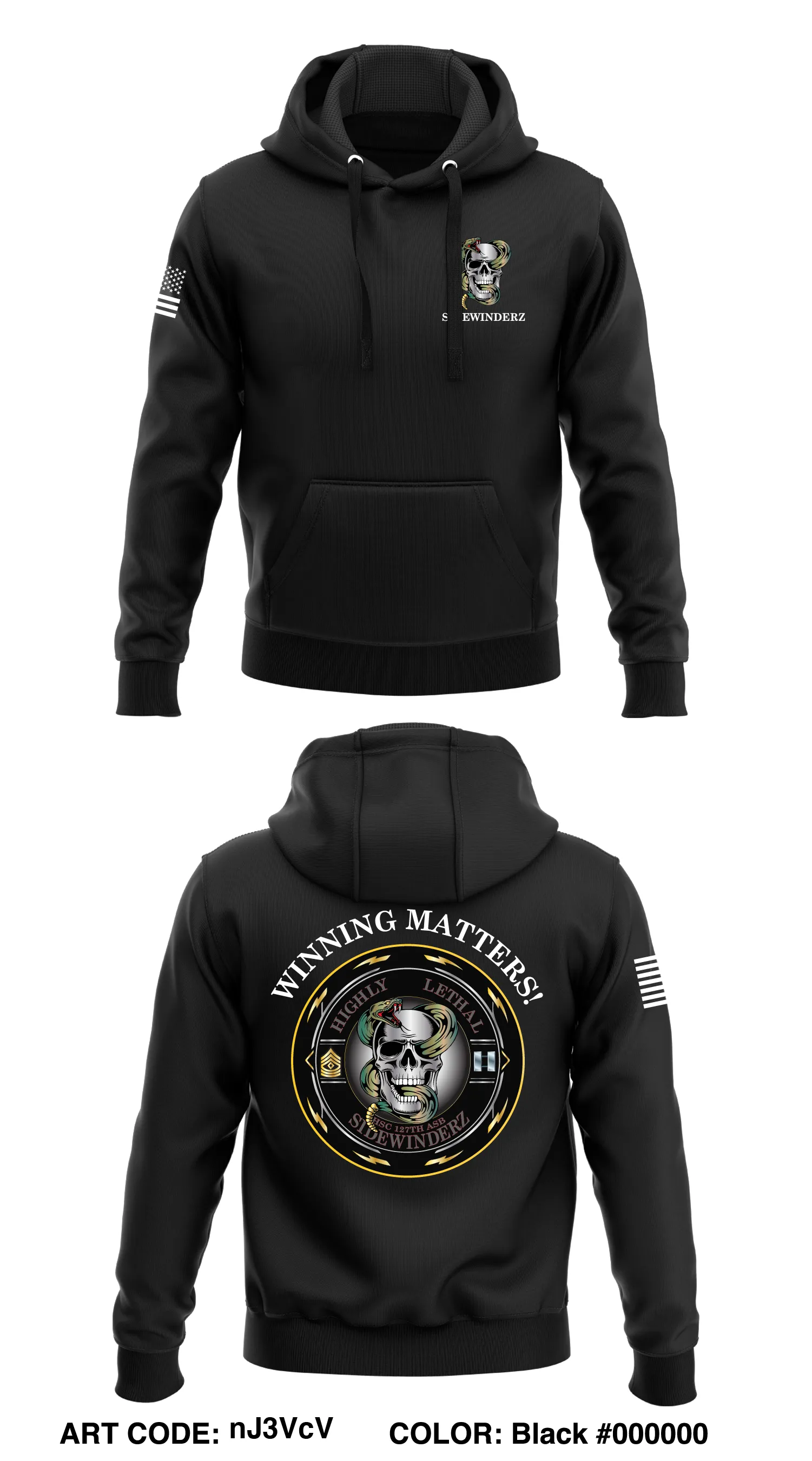 HSC, 127 ASB Store 1  Core Men's Hooded Performance Sweatshirt - nJ3VcV