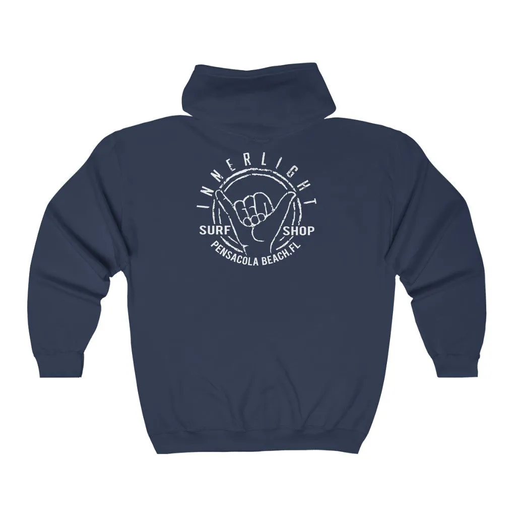 IL Shaka Unisex Full Zip Hooded Sweatshirt
