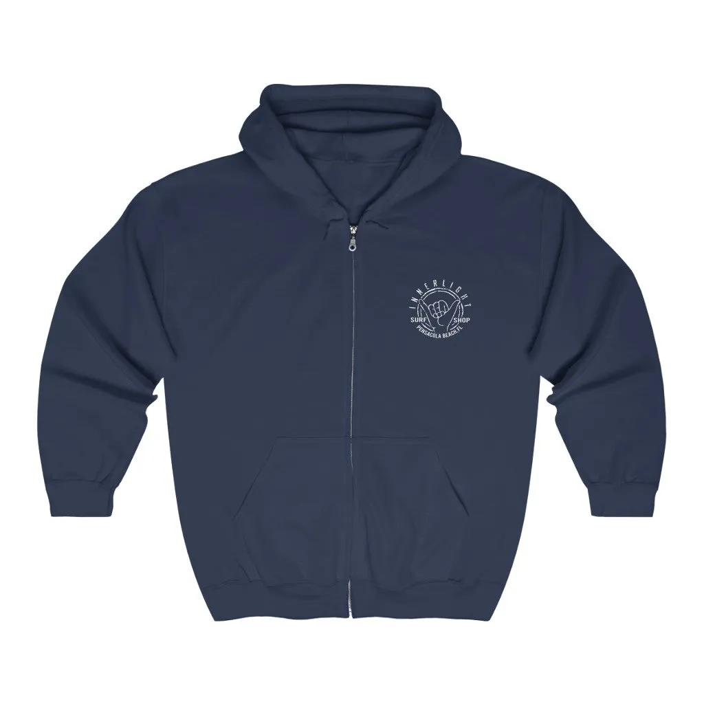 IL Shaka Unisex Full Zip Hooded Sweatshirt