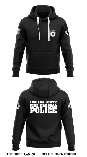 Indiana State Fire Marshal Store 1  Core Men's Hooded Performance Sweatshirt - Ue9hBt