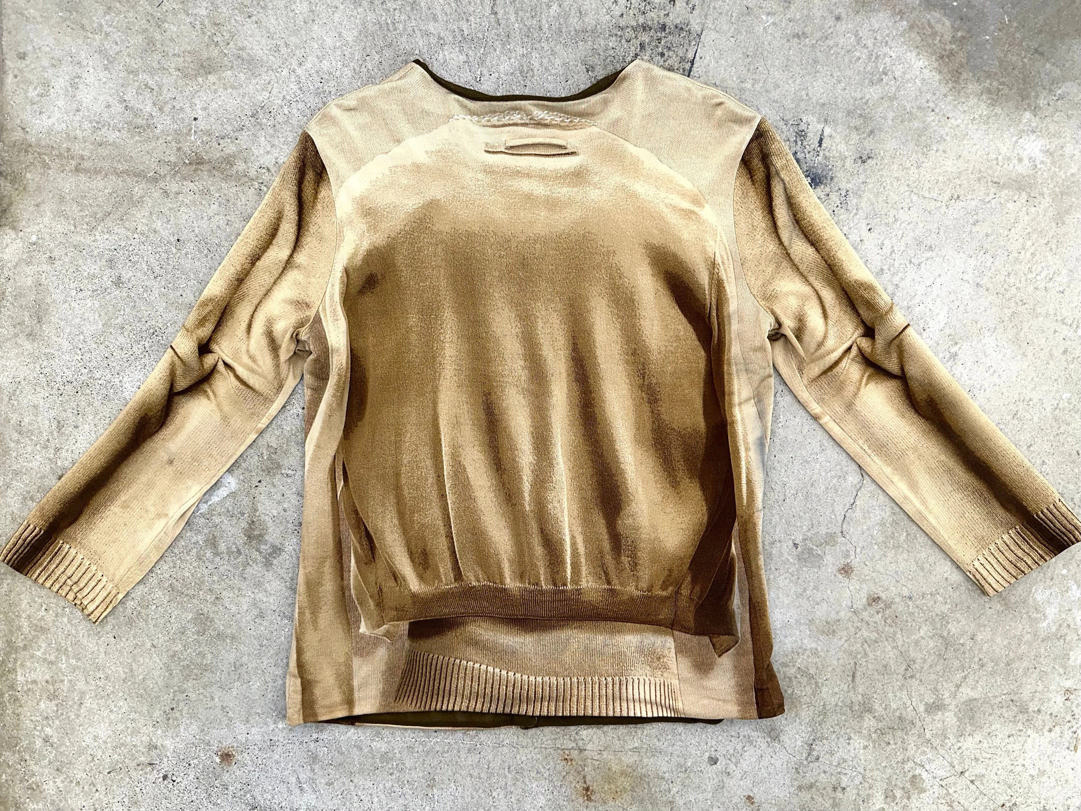 Jean Paul Gaultier Mesh Trompe-L'oeil Top