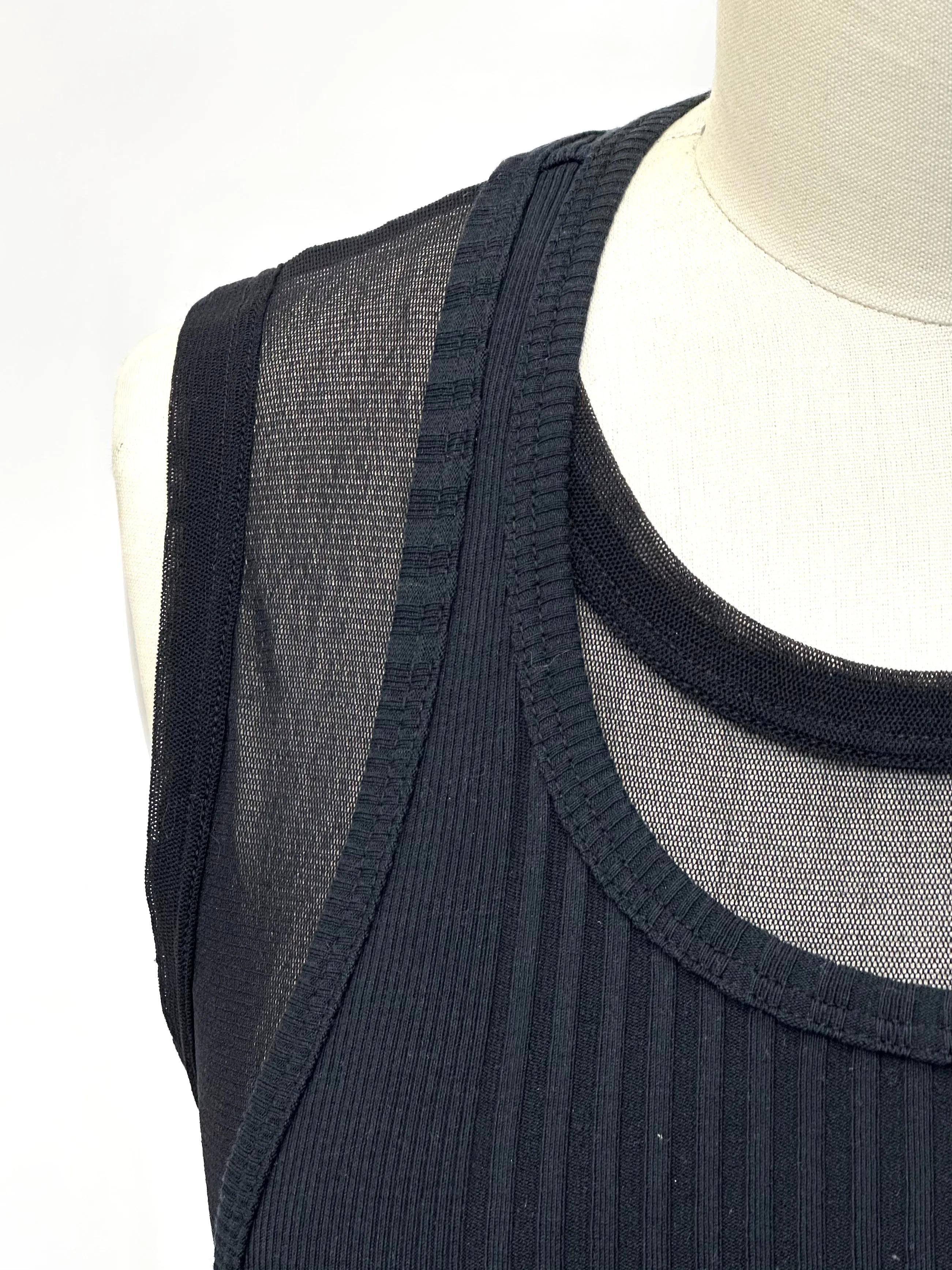 Jean Paul Gaultier Soleil Mesh Layered Top