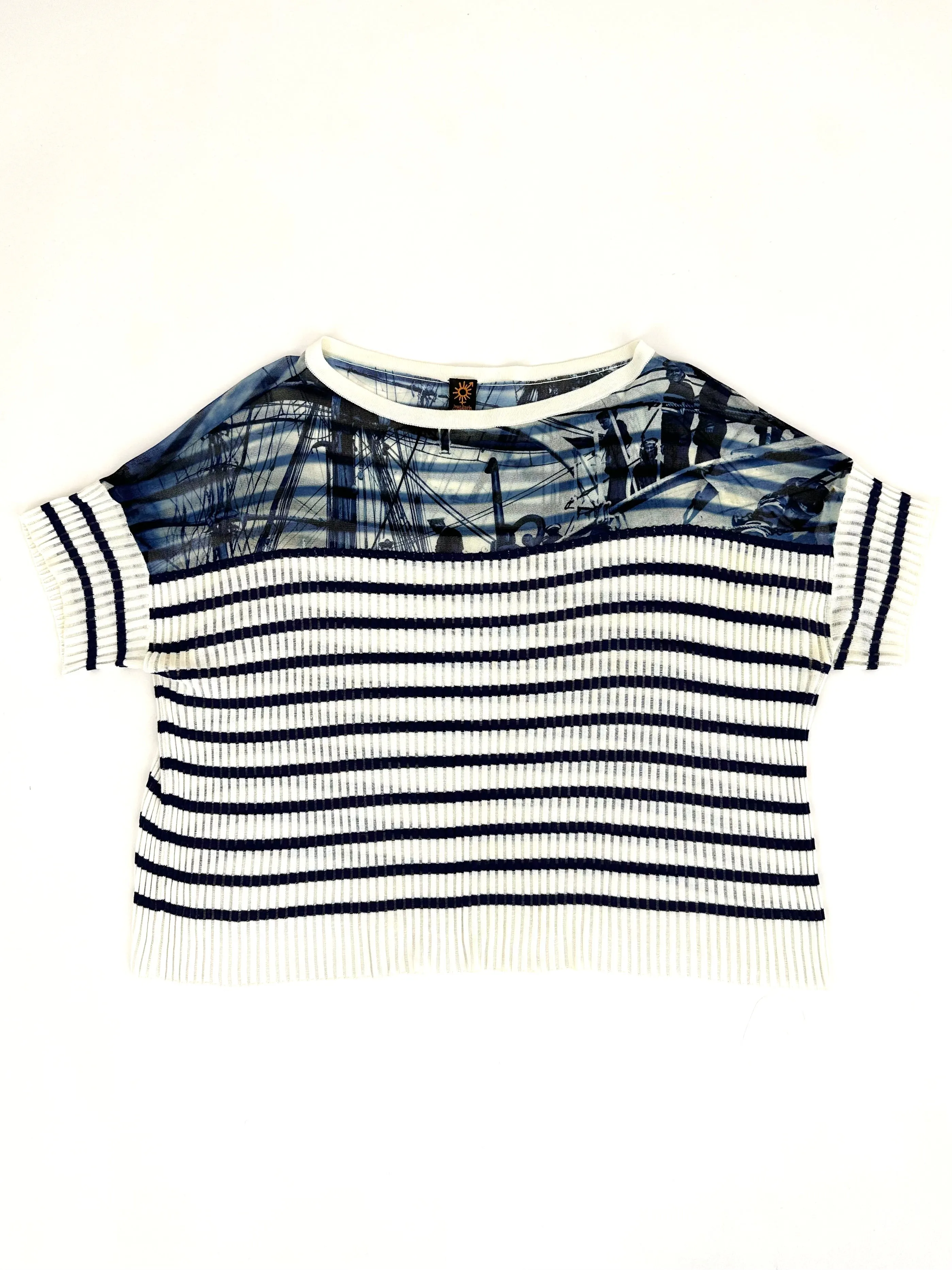 Jean Paul Gaultier Soleil Striped Top
