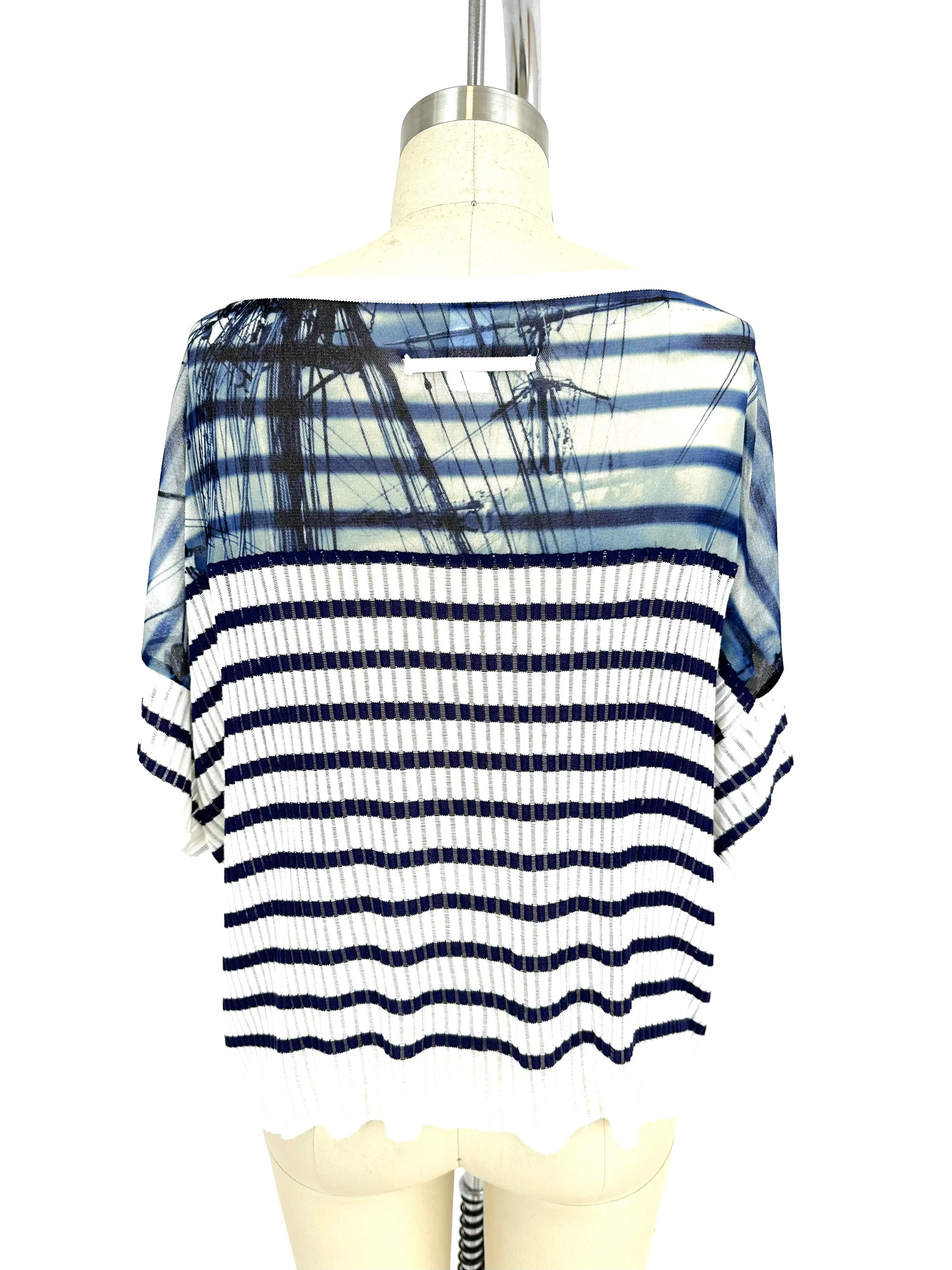 Jean Paul Gaultier Soleil Striped Top