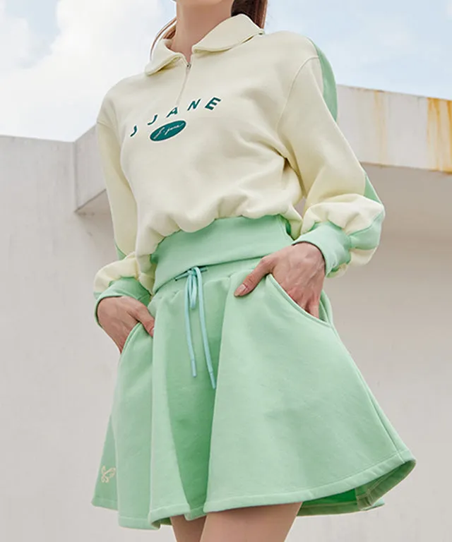 J.Jane Color contrast Sweatshirt SET UP - Melon