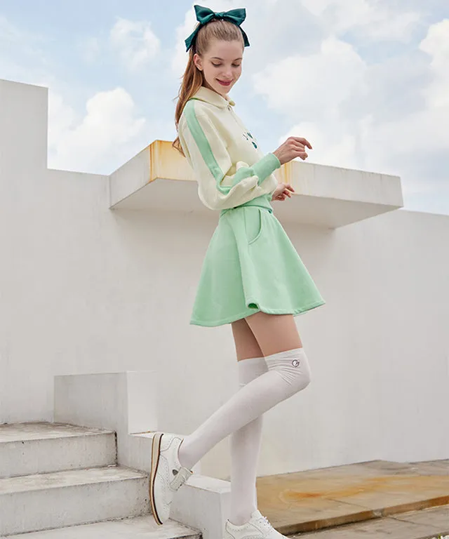 J.Jane Color contrast Sweatshirt SET UP - Melon