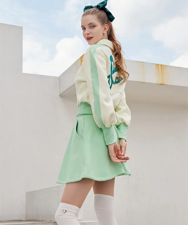 J.Jane Color contrast Sweatshirt SET UP - Melon