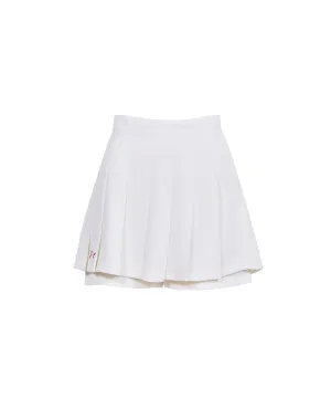 J.Jane Pleats Skirt Pants - White
