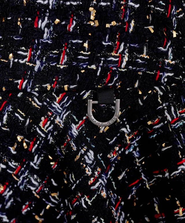 J.Jane Tweed Flower Skirt (Black)