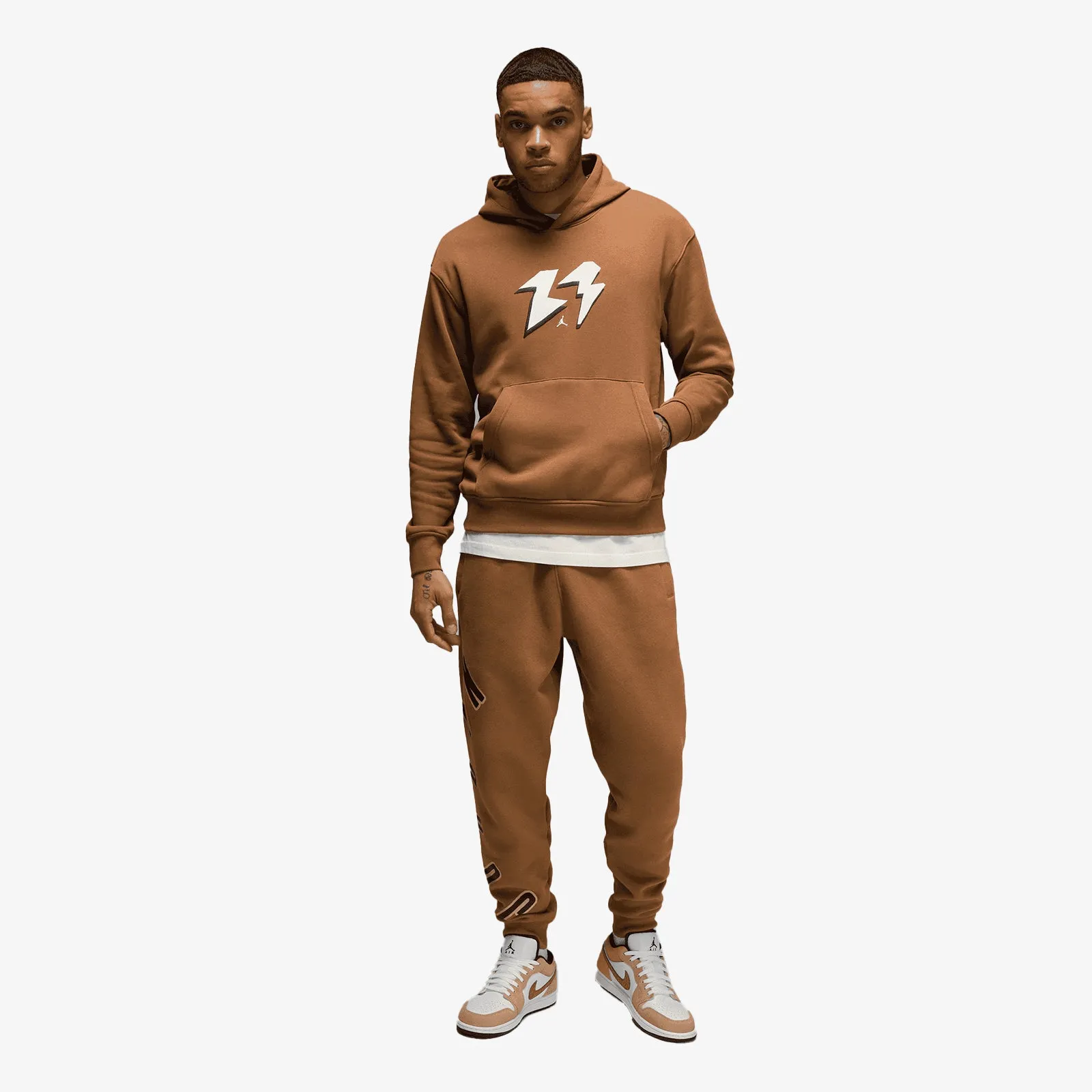Jordan Flight MVP 23 Fleece Hoodie - Brown