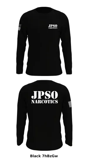 JPSO Narcotics  Store 1 Core Men's LS Performance Tee - 7hBzGw