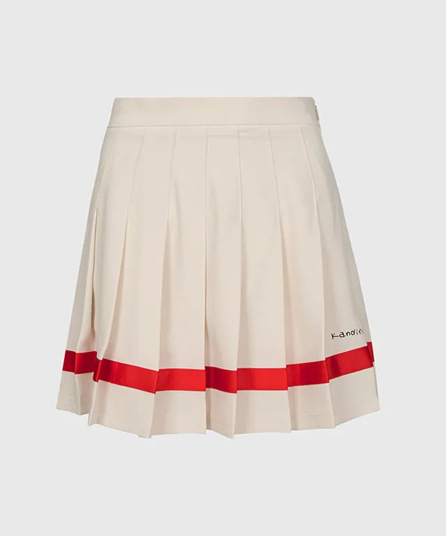 KANDINI Color line Ples Skirt - Cream