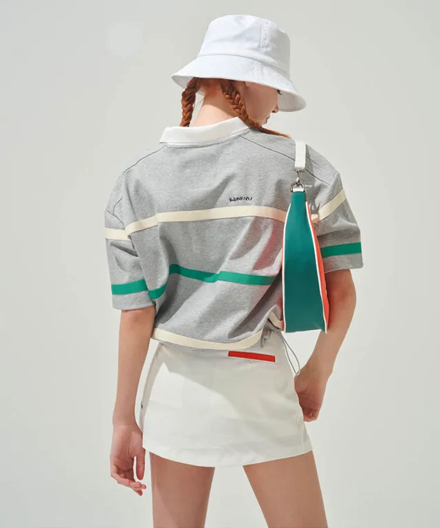 KANDINI Slit Mini Skirt - Ivory