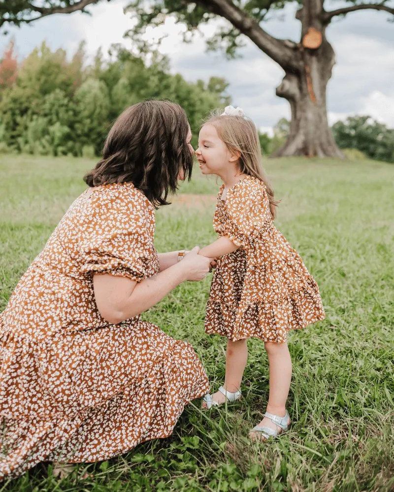 Katherine Dress - Russet Floral