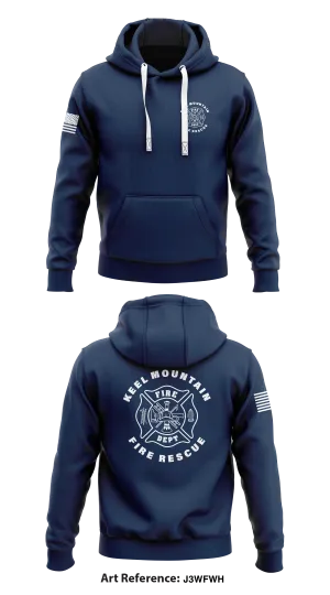 Keel Mountain Fire / Rescue Store 1  Core Men's Hooded Performance Sweatshirt - J3wFwH