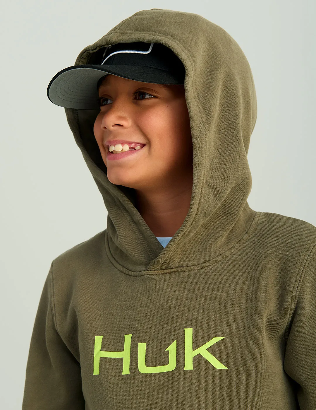 Kids Huk'd Up Logo Hoodie