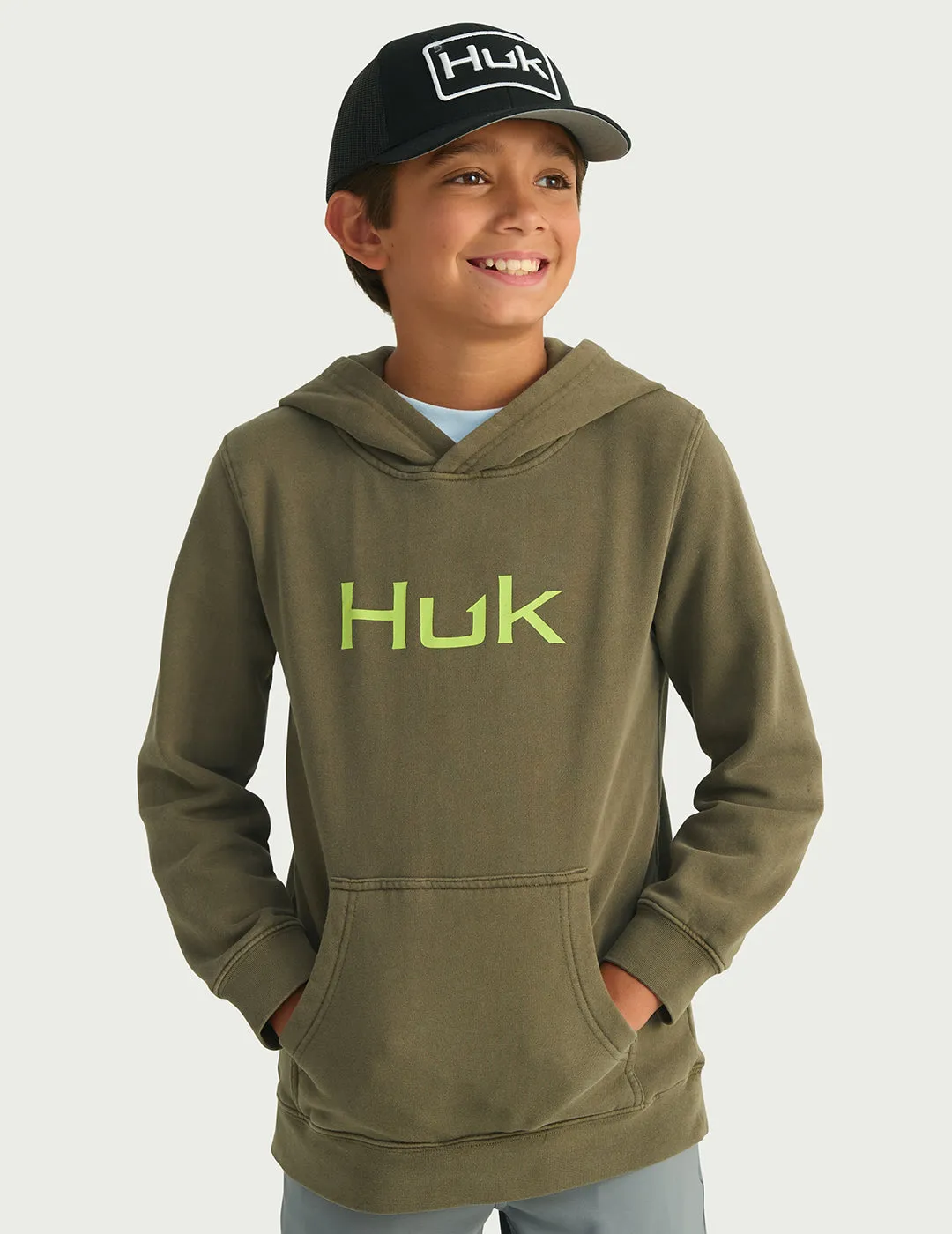 Kids Huk'd Up Logo Hoodie