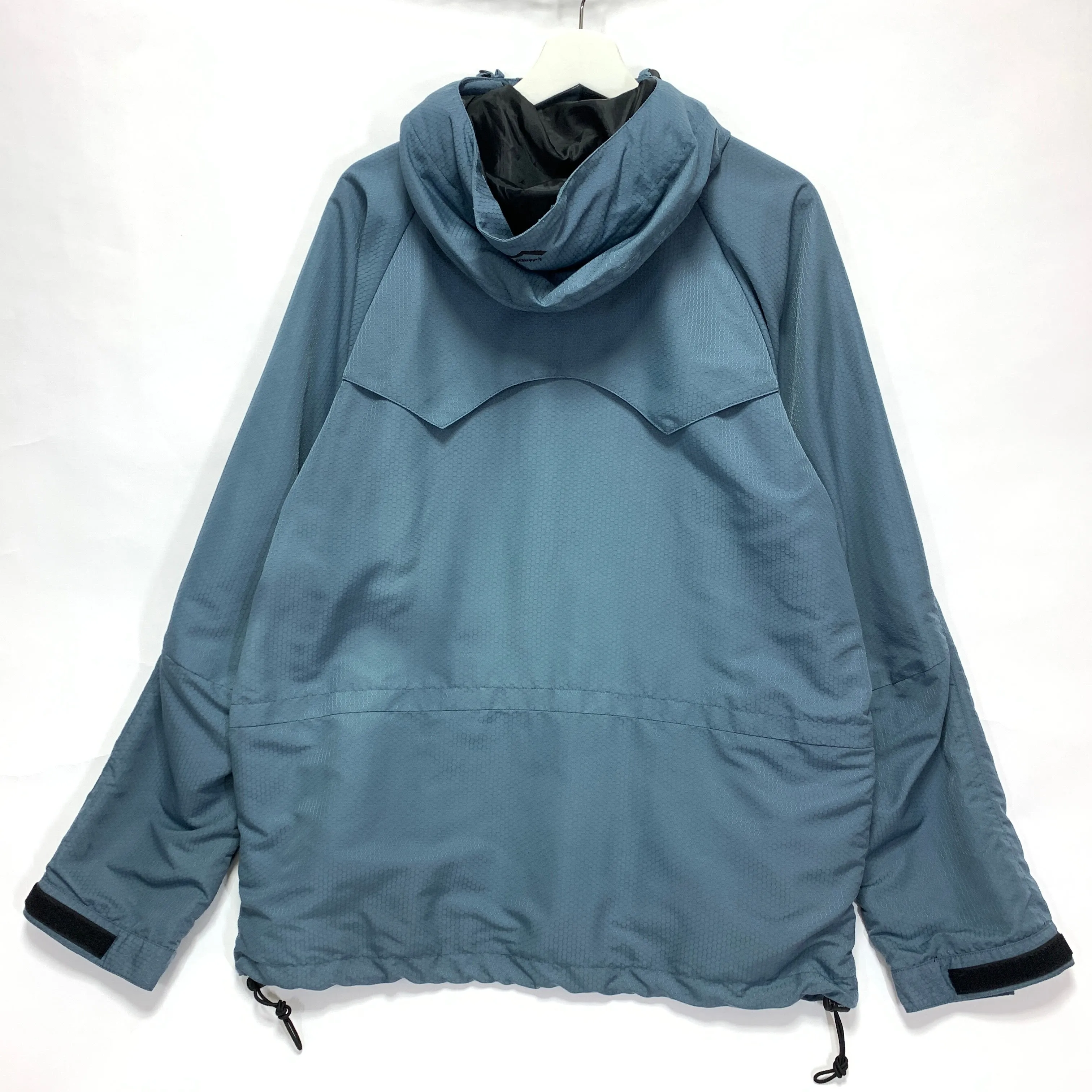 [L] A Bathing Ape Bape x WTAPS Vintage Ripstop Snowboard Jacket Blue