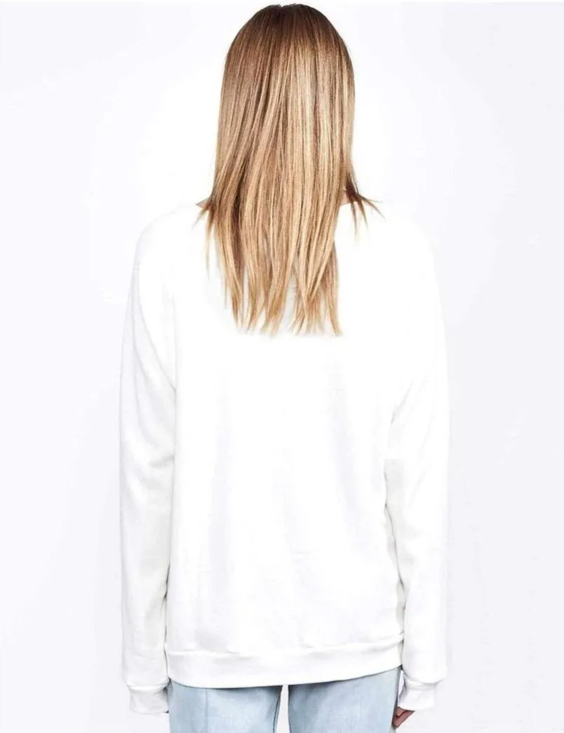 Lauren Moshi Noleta Zipper Mouth Sweatshirt