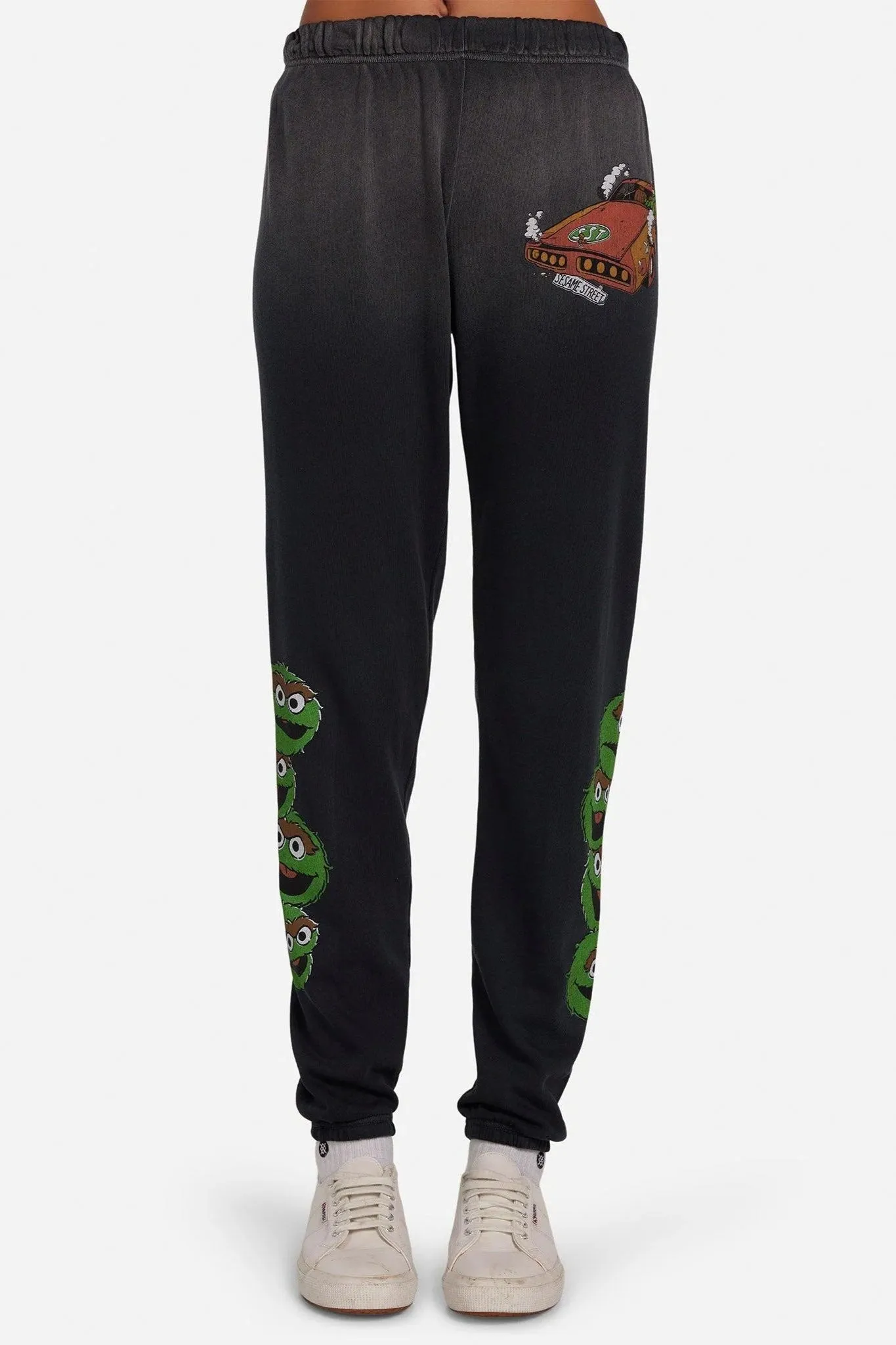 Lauren Moshi Tanzy Oscar The Grouch Racing Joggers