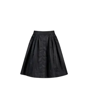 LE SONNET New Pocket Volume Skirt - Black