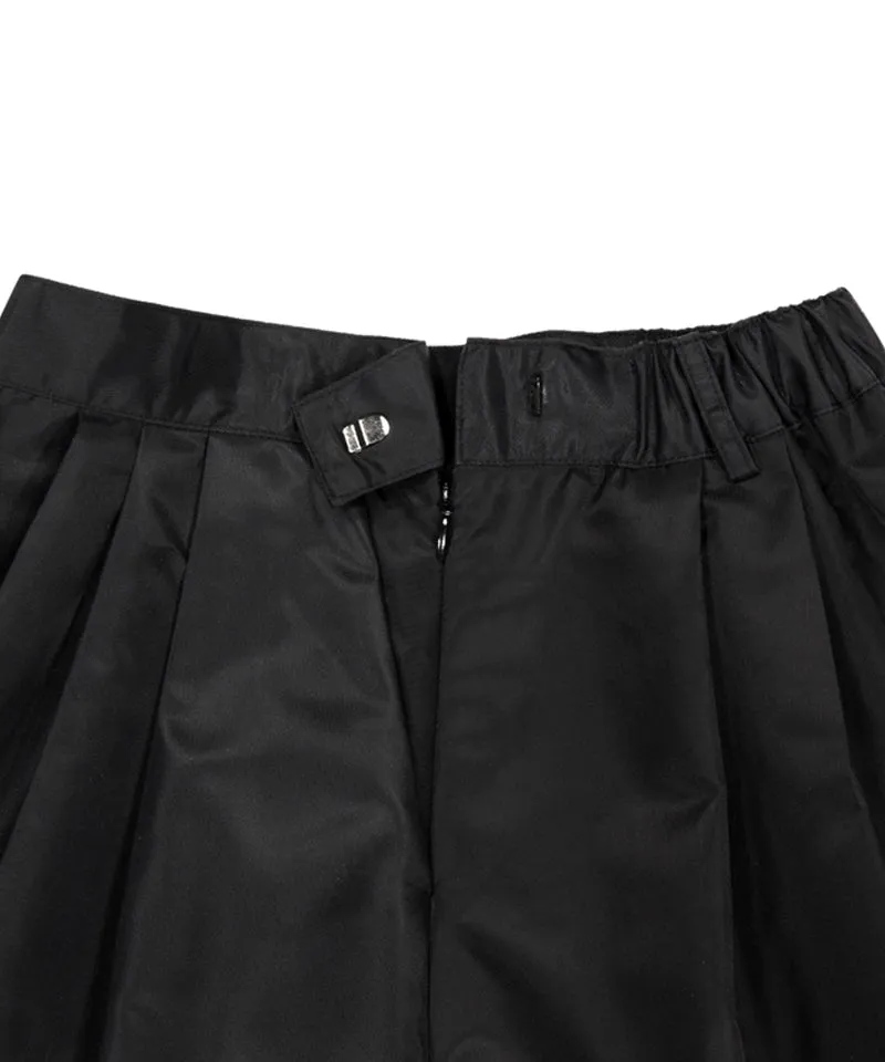 LE SONNET New Pocket Volume Skirt - Black