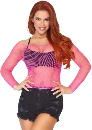 Leg Avenue Industrial Net Long Sleeve Shirt LA8278