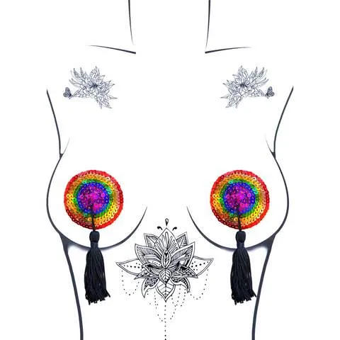 LGBTQA XO Reusable Silicone Nipztix