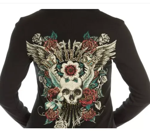 Liberty Wear Collection Tops: Zip Up Hoodie Devilish