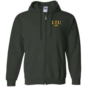 Lietuva LTU - Men/Women Unisex Comfort Full-Zip Hoodie