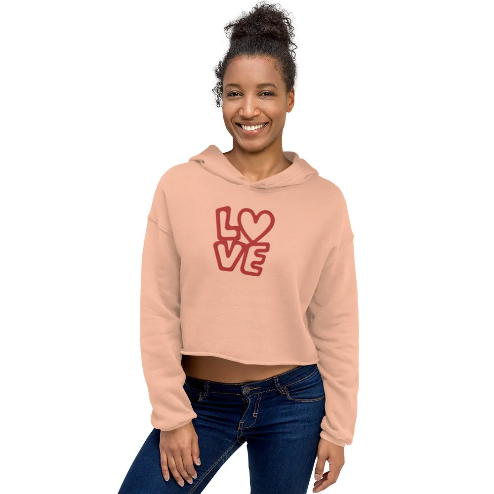 Love Crop Hoodie