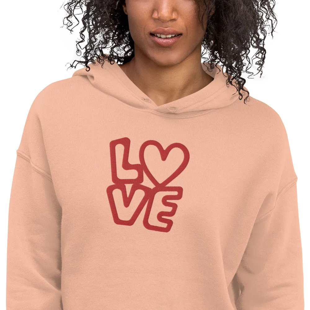 Love Crop Hoodie