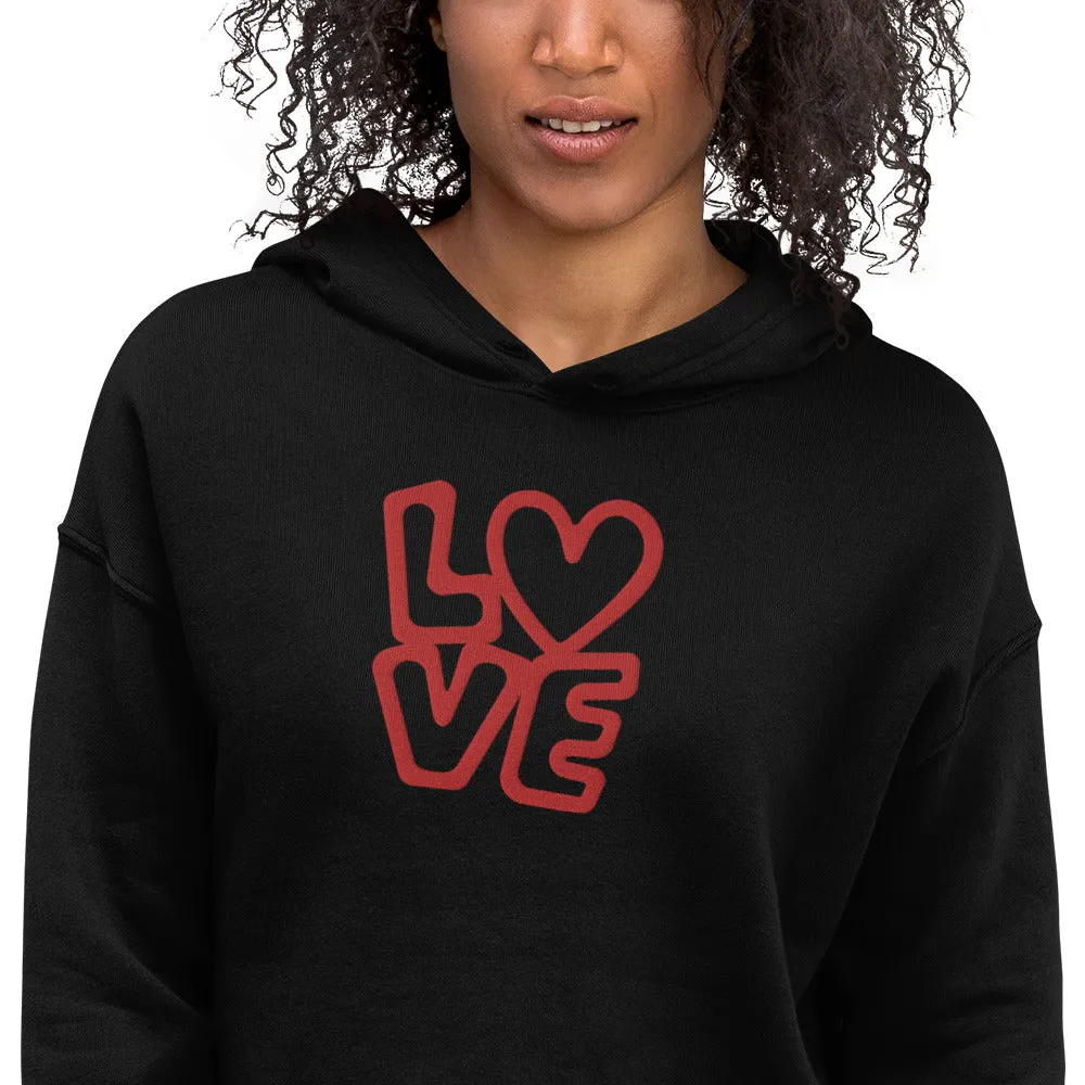 Love Crop Hoodie