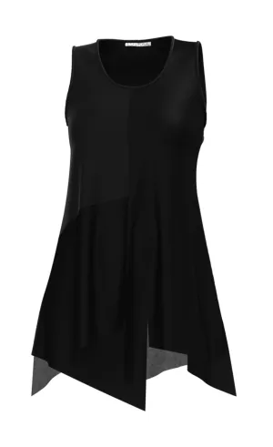 Luukaa Half Mesh Tank