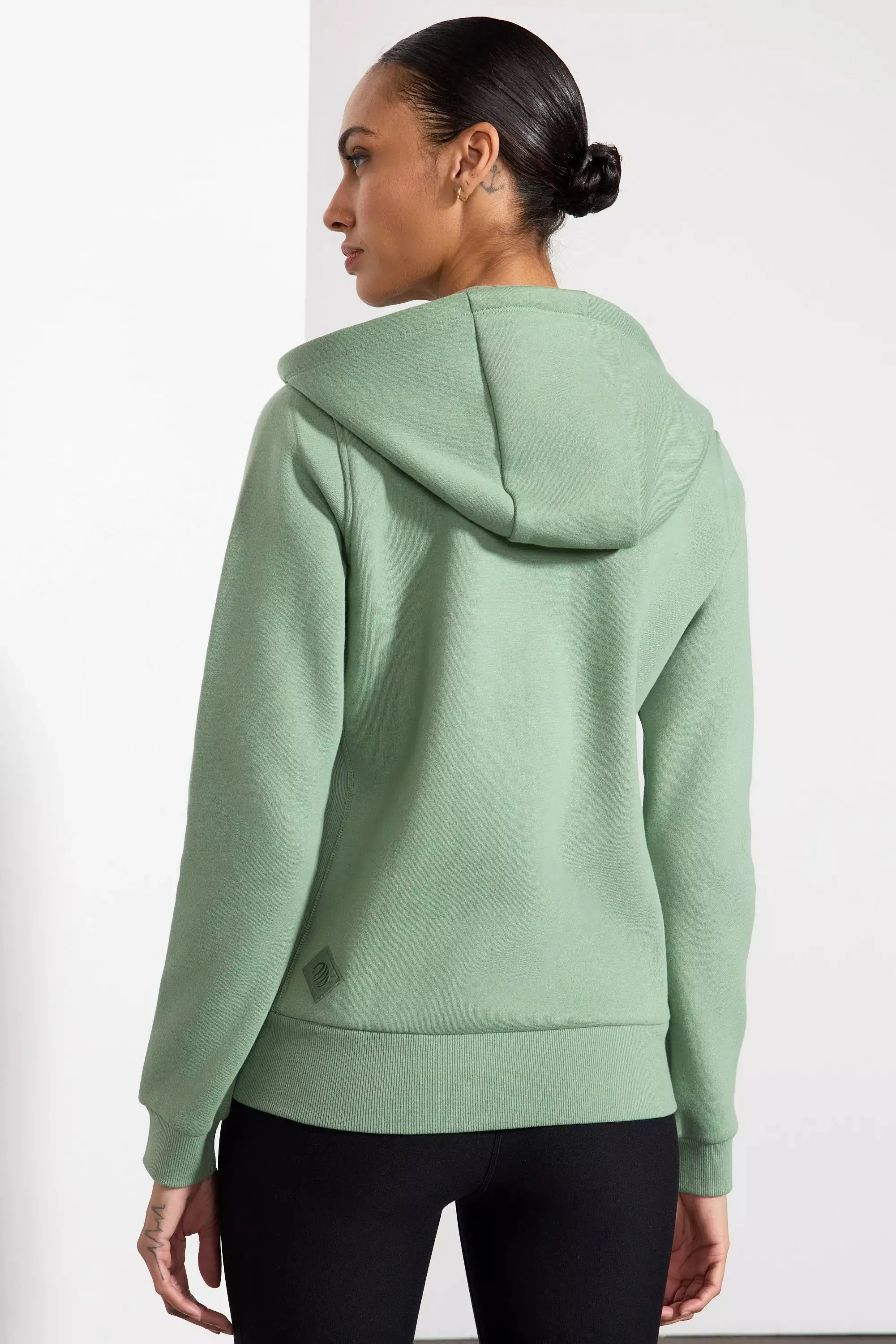 Luxefleece Zip-Up Hoodie - Hedge Green