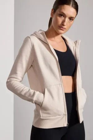 Luxefleece Zip-Up Hoodie - Stone