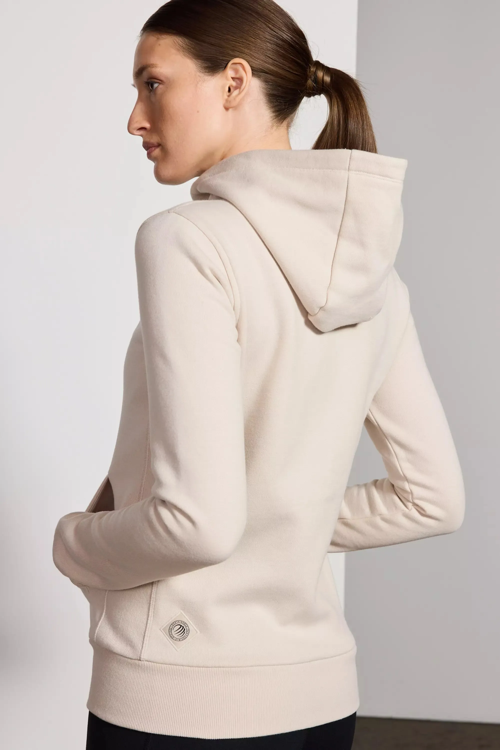 Luxefleece Zip-Up Hoodie - Stone
