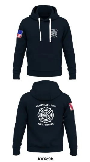 Mariaville- Otis Fire Rescue Store 1  Core Men's Hooded Performance Sweatshirt - KVXc9b